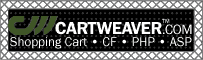Cartweaver Shopping Cart for ColdFusion PHP and ASP